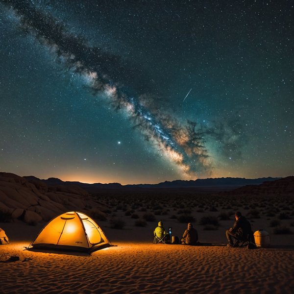 Comment organiser un camping pour observer les constellations en région désertique?