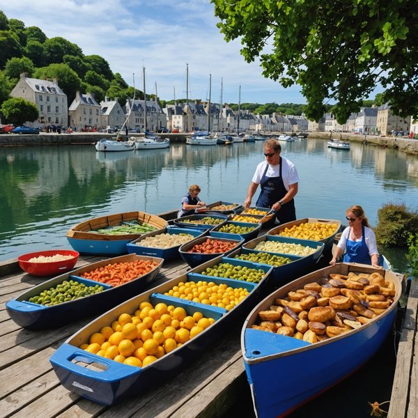Quels conseils pour organiser des vacances en Bretagne avec des cours de cuisine et des excursions en bateau?